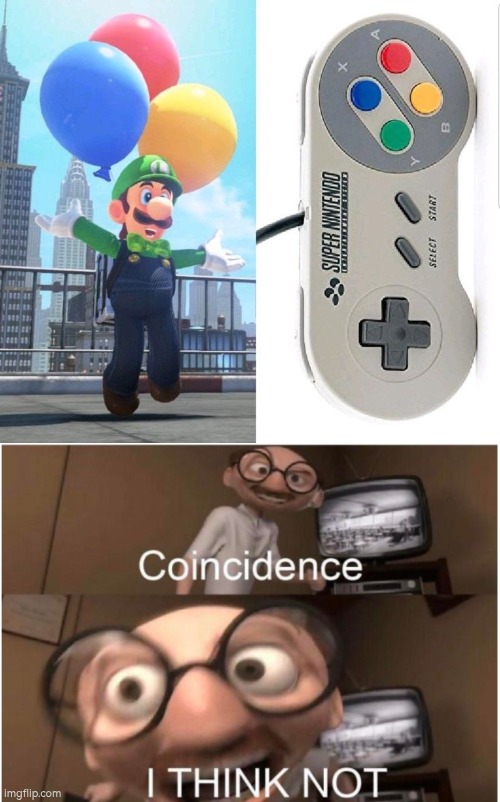 Nice Easter egg, Nintendo. | image tagged in coincidence i think not,luigi | made w/ Imgflip meme maker
