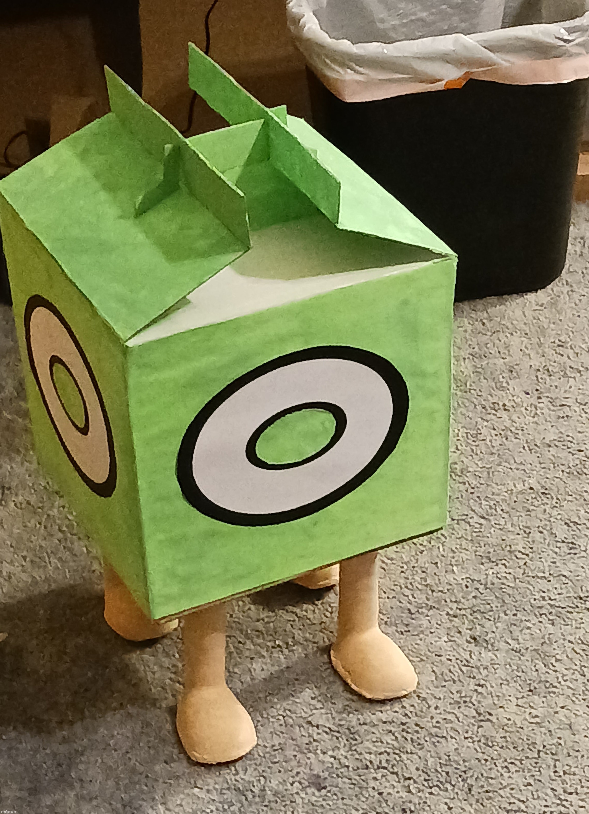 I found this little guy outside, there's a flyer saying I should return one to the cloud's servers if I find one but Imma keep | made w/ Imgflip meme maker