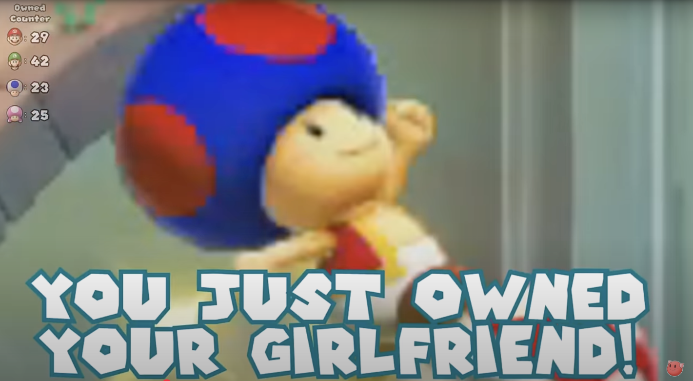 High Quality Toad owning karen Blank Meme Template