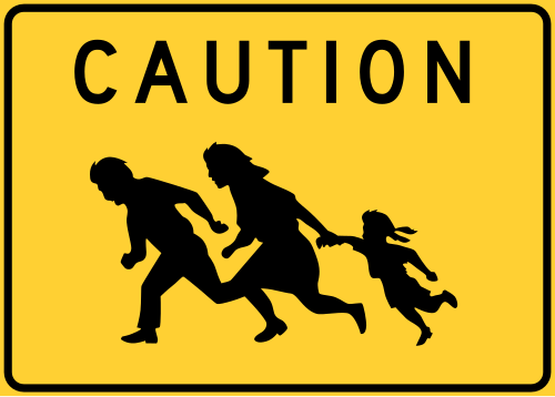 Illegals road sign Blank Meme Template