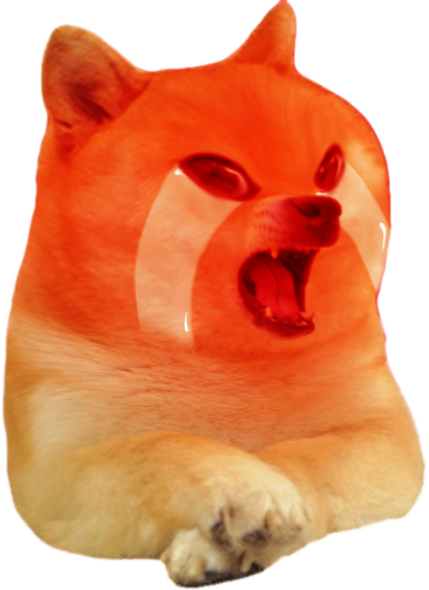 mad and sad doggo >:( Blank Meme Template