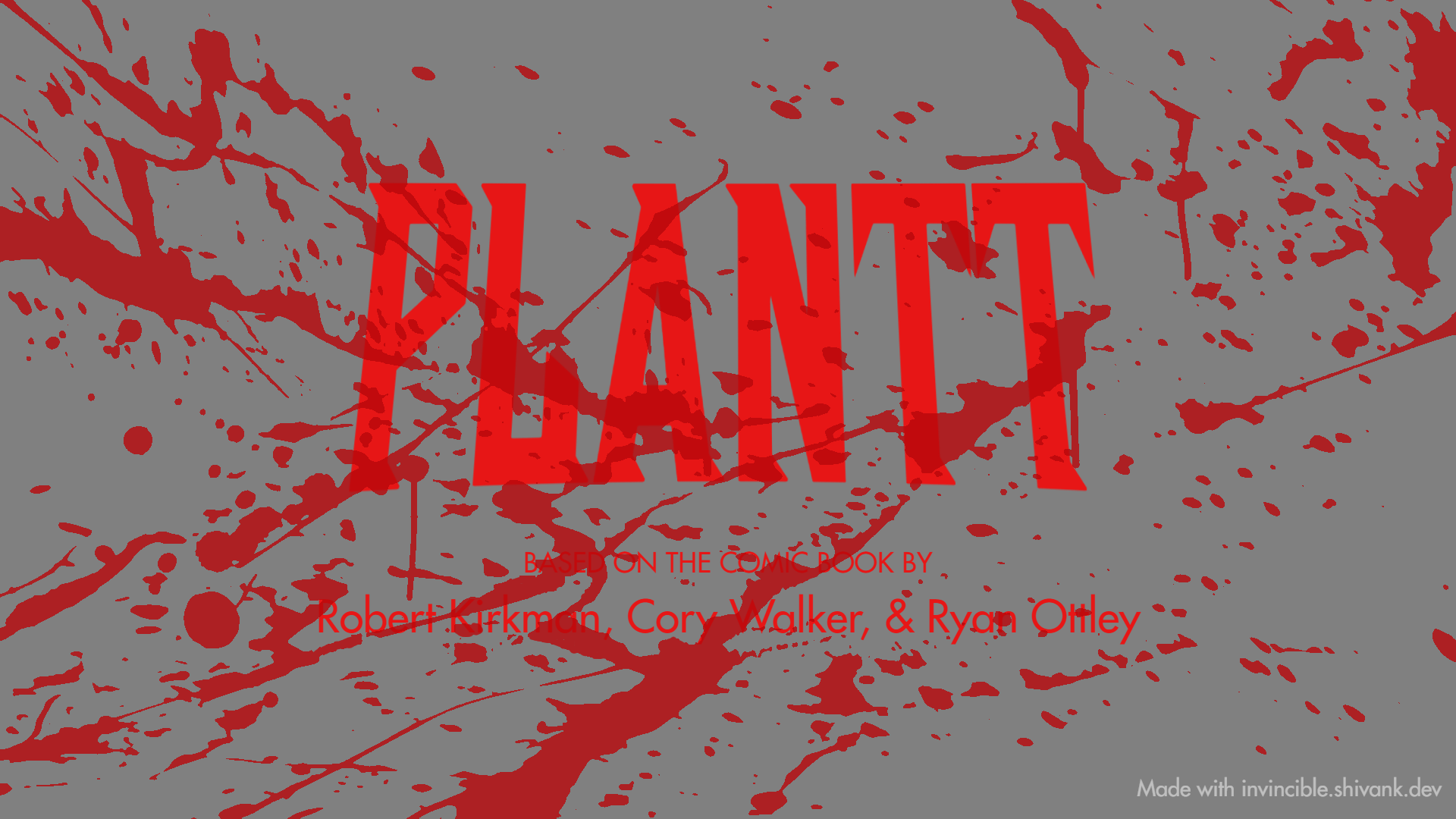 High Quality plantt title card CH3Z Blank Meme Template