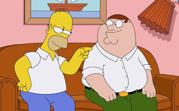 Homer and peter Blank Meme Template