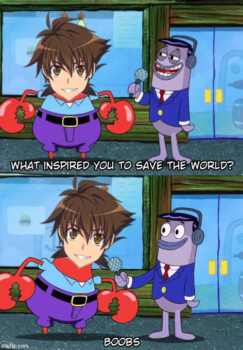 Upvote if boobs. | image tagged in high school dxd,anime | made w/ Imgflip meme maker