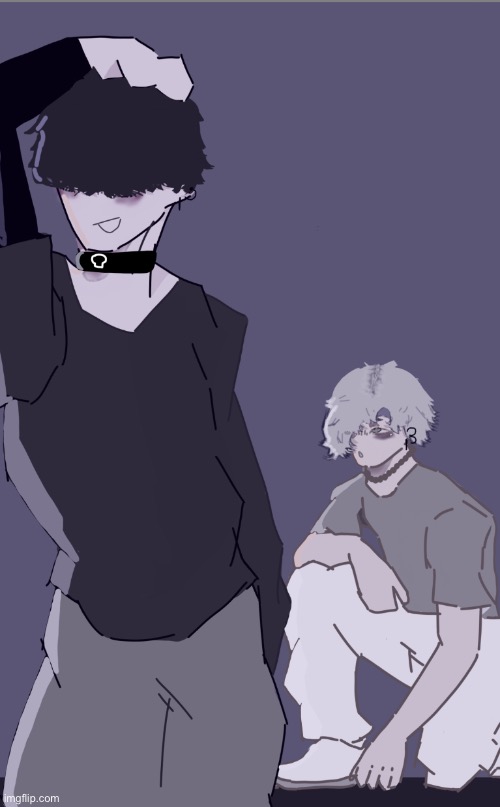 “whoa! whats over there?” | image tagged in drawing,stuff | made w/ Imgflip meme maker
