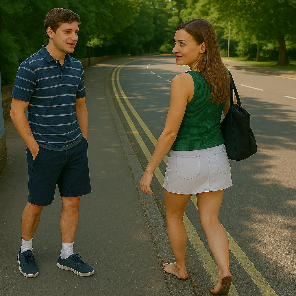 High Quality barefooting interactions Blank Meme Template