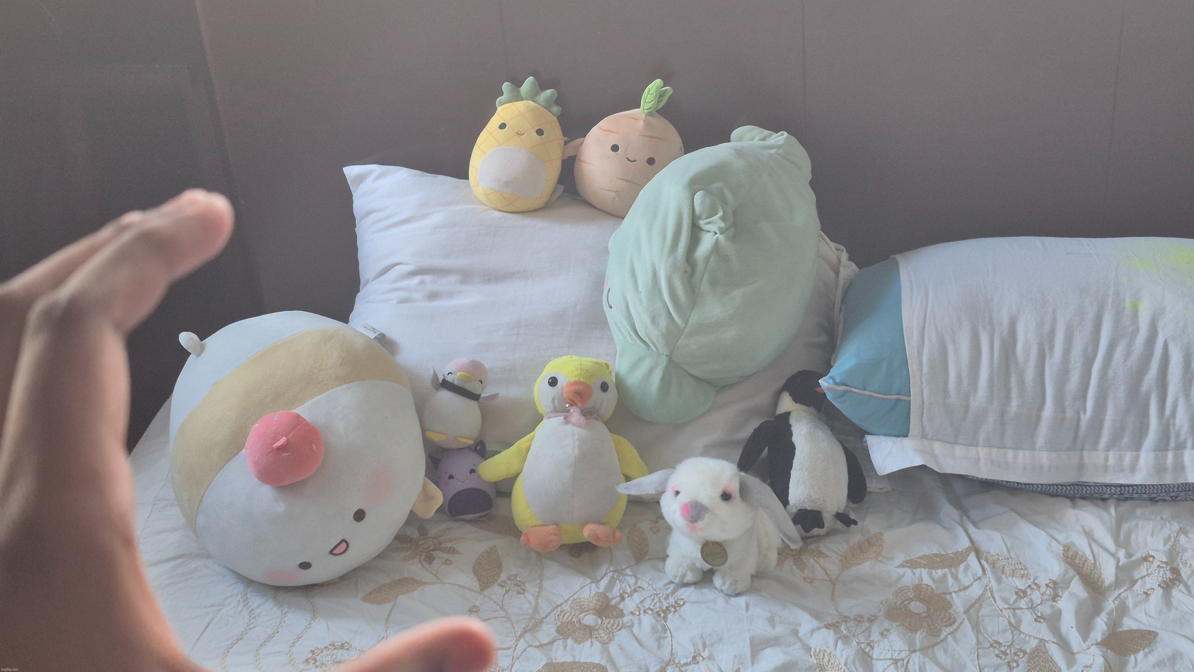 Plushie collection of mine and my sisters | made w/ Imgflip meme maker