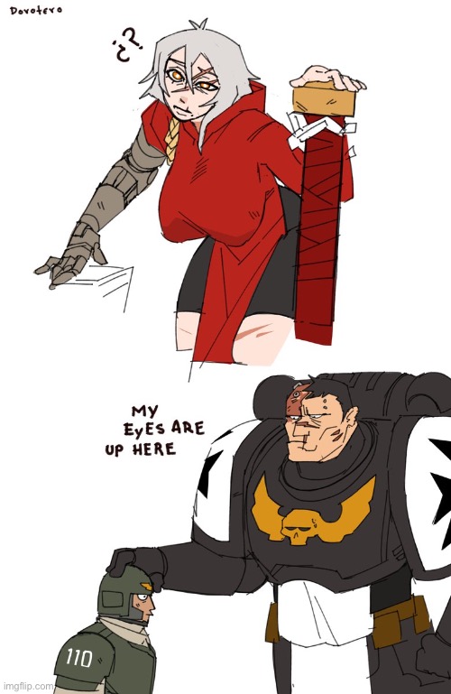 image tagged in warhammer40k,dorotero,memes,shitpost,staring respectfully | made w/ Imgflip meme maker