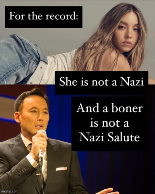 For the record | image tagged in for the record,not a nazi | made w/ Imgflip meme maker