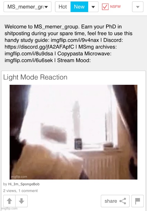 LIGHTMODE JUMPSCARE | made w/ Imgflip meme maker