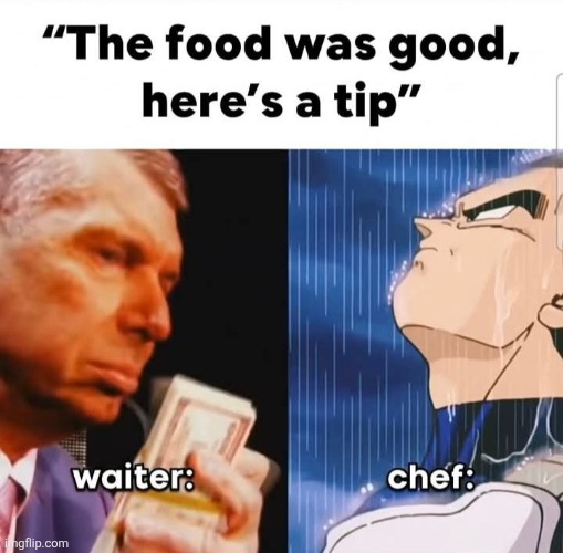 Real | image tagged in vegeta,chef | made w/ Imgflip meme maker