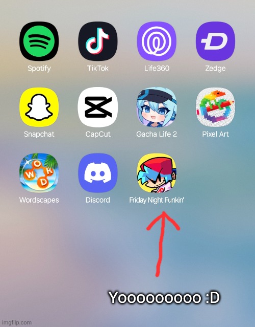 I CAN PLAY FNF ON MY PHONE, LES GOOOOOOO | Yooooooooo :D | made w/ Imgflip meme maker