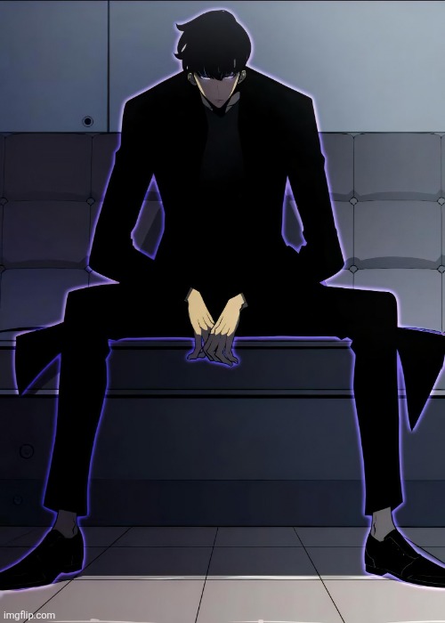 Sung Jin woo serious talk time :) | image tagged in sung jin woo serious talk time | made w/ Imgflip meme maker