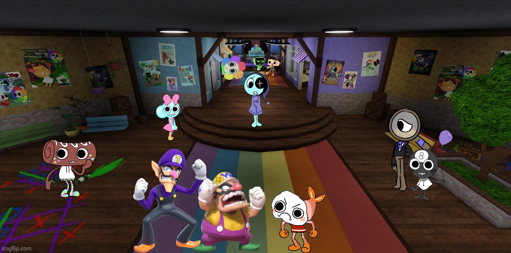 Wario dies to Shrimpo after a heated argument.mp3 | image tagged in wario dies,wario,waluigi,shrimpo,dandy's world | made w/ Imgflip meme maker