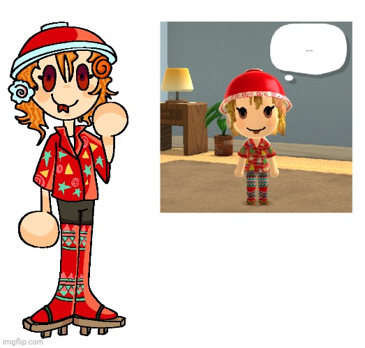 Mii oc or something | made w/ Imgflip meme maker