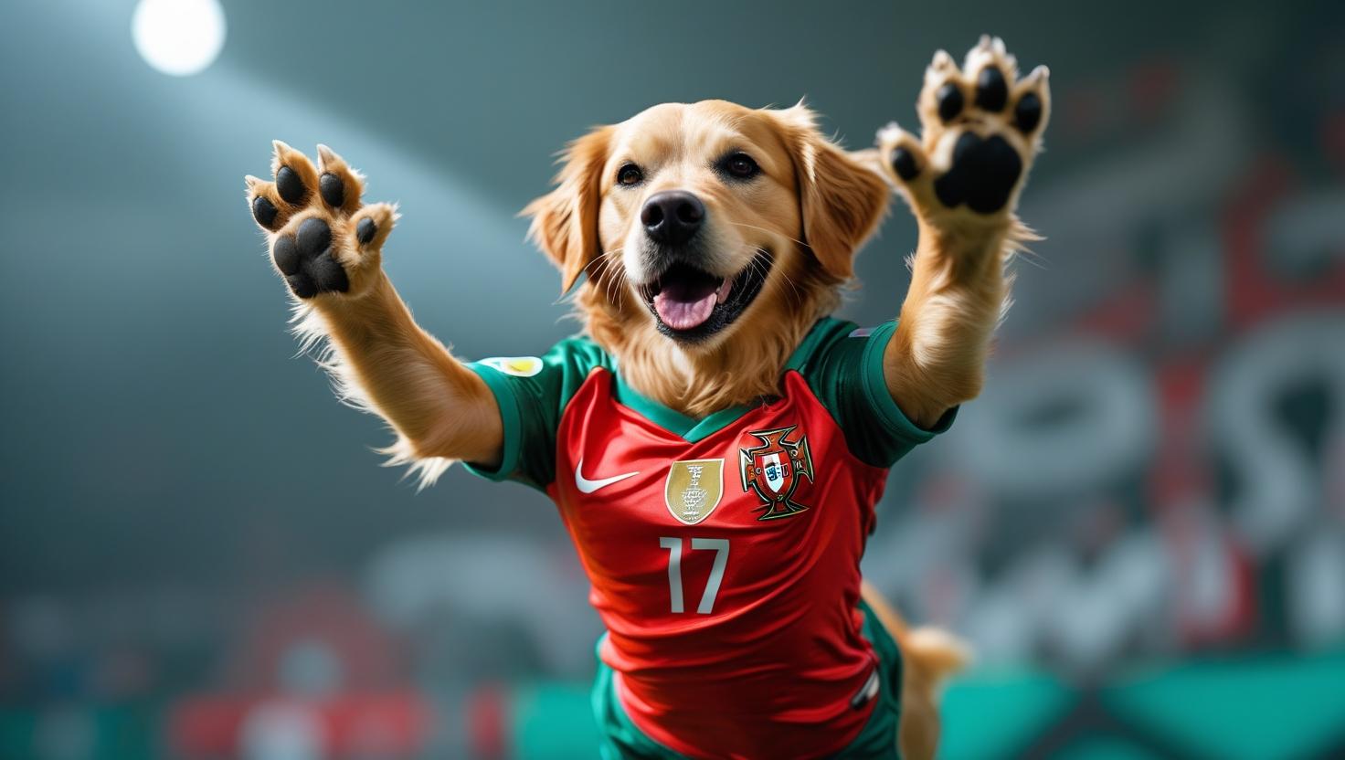 Cane Ronaldo SIUUUUUUUUUUUUUUUU Blank Meme Template
