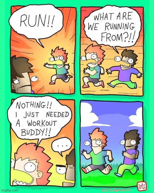 Extra Fabulous | image tagged in comics,extra fabulous,running | made w/ Imgflip meme maker