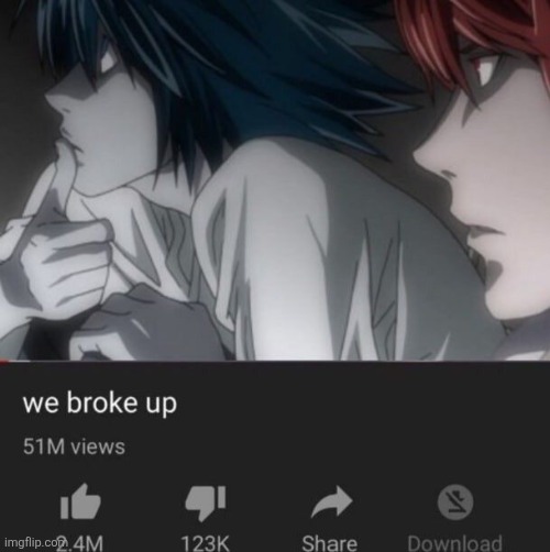 Breaking news guys, but same as them we were never together | made w/ Imgflip meme maker