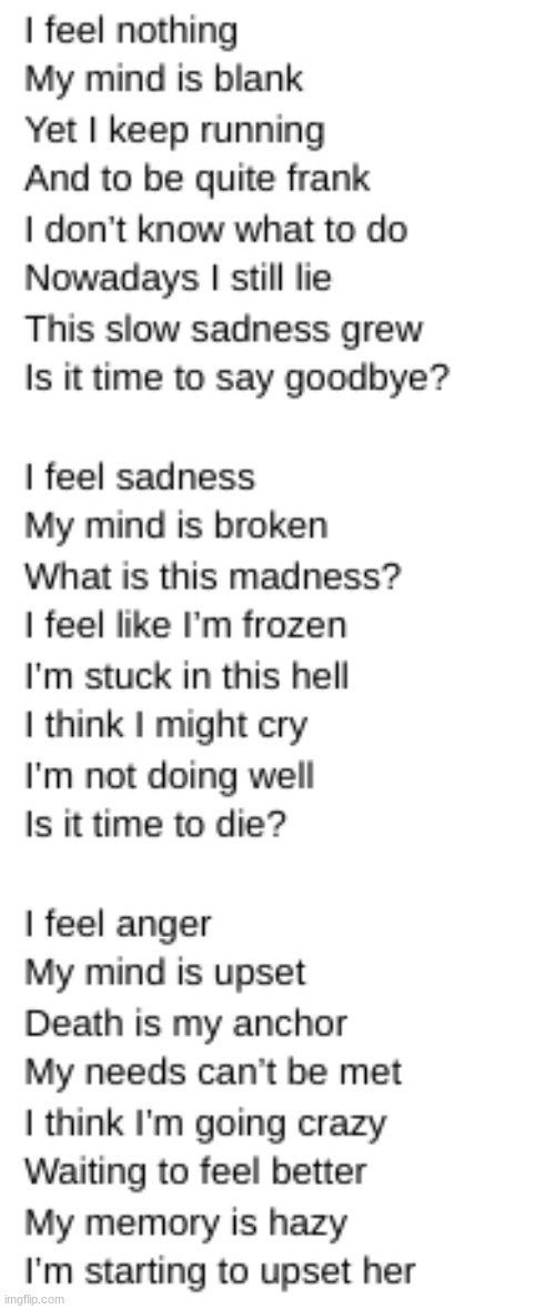 poem so far | made w/ Imgflip meme maker