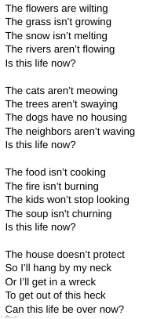 old poem from iss | made w/ Imgflip meme maker