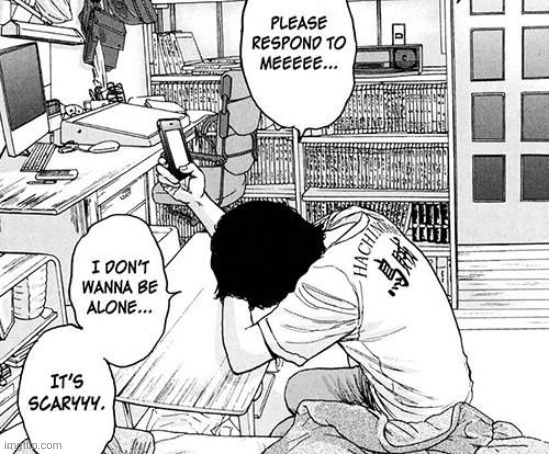 Lek like 1 person talks to me in mc, and I'm scared of them | made w/ Imgflip meme maker