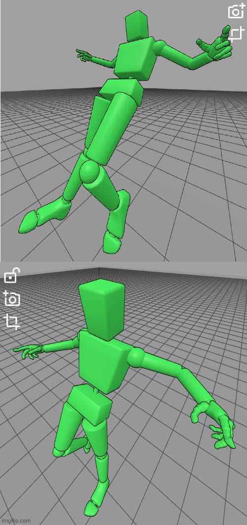Chat I need y'all to decide, which pose looks cooler | made w/ Imgflip meme maker