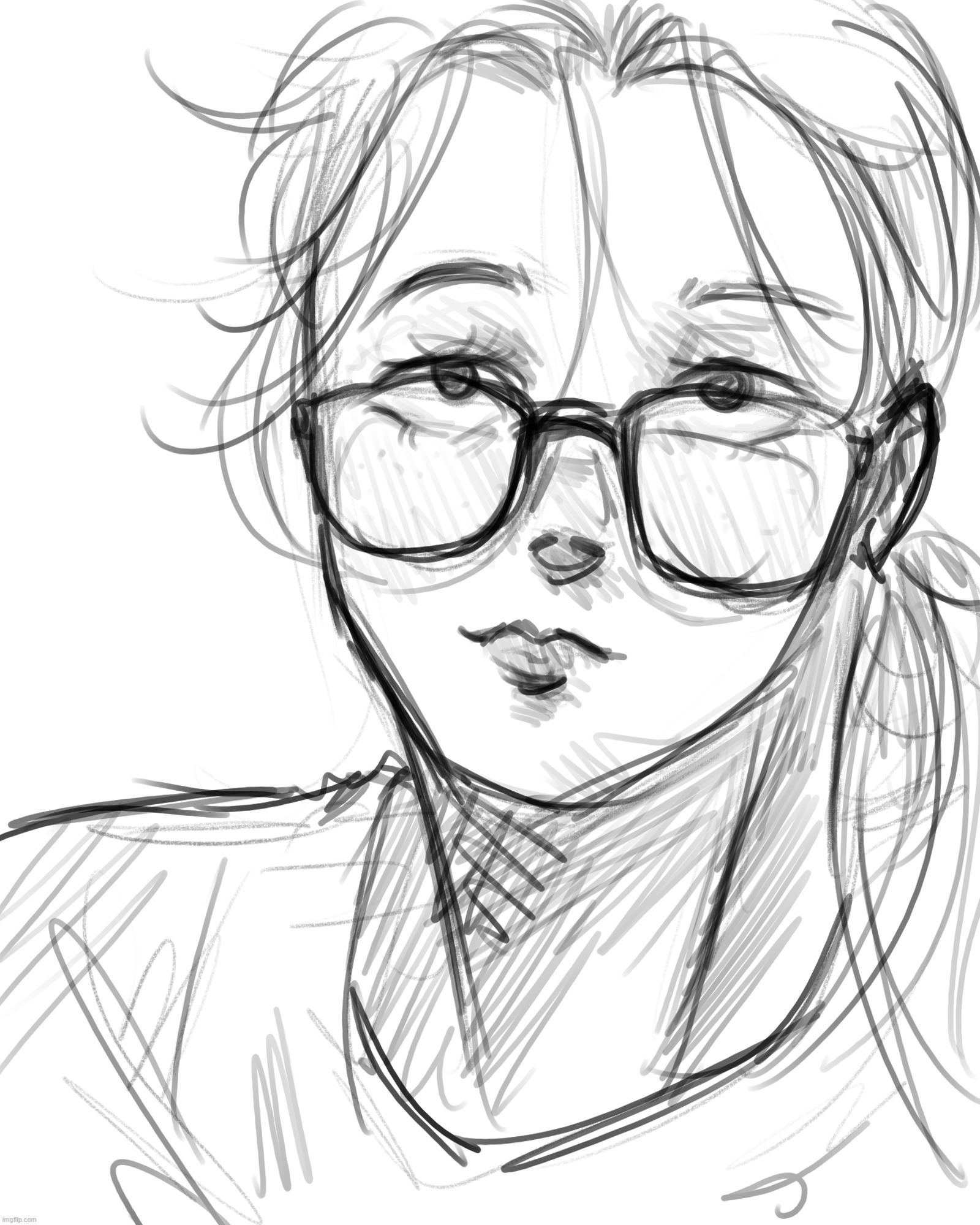 drew myself except i look alive | made w/ Imgflip meme maker