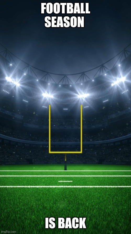 Football is back | FOOTBALL SEASON; IS BACK | image tagged in nfl memes | made w/ Imgflip meme maker