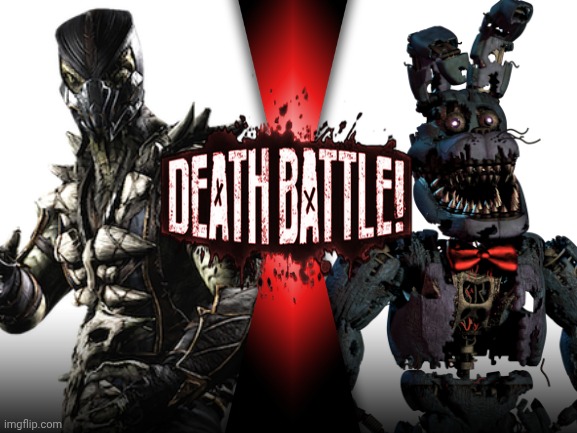 Reptile vs Nightmare bonnie (mortal kombat vs five nights at freddy's) | DEATH BATTLE! | image tagged in death battle,mortal kombat,fnaf 4 | made w/ Imgflip meme maker