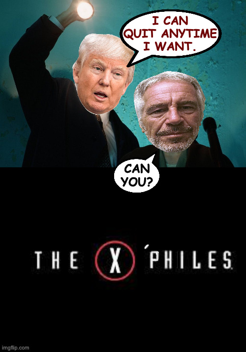 I CAN
QUIT ANYTIME
I WANT. CAN
YOU? | image tagged in x files,x-files | made w/ Imgflip meme maker