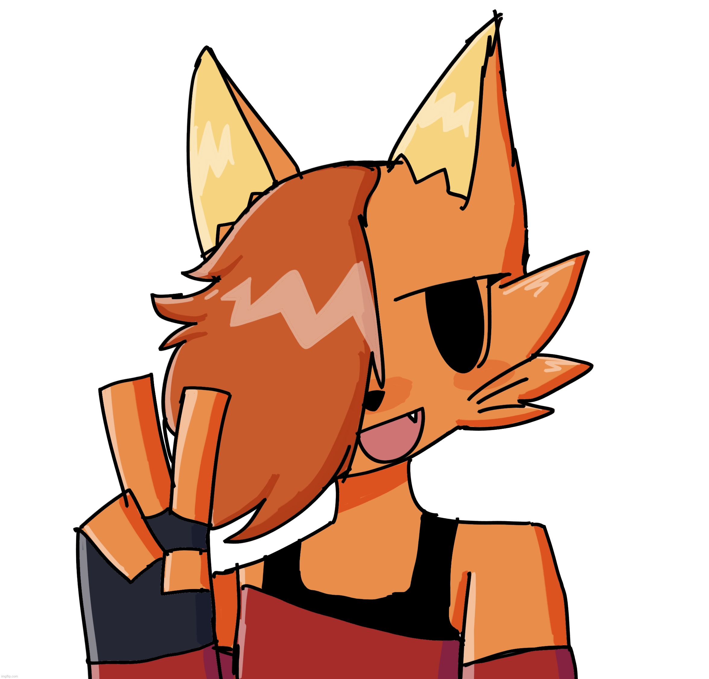 I drew Vadrina! (Happy birthday Scarf) | made w/ Imgflip meme maker