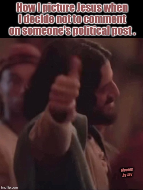 Ha | . | image tagged in politics,jesus,facebook | made w/ Imgflip meme maker