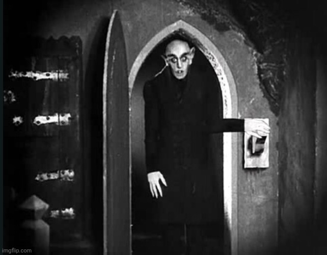 nosferatu and the light switch | image tagged in nosferatu and the light switch | made w/ Imgflip meme maker