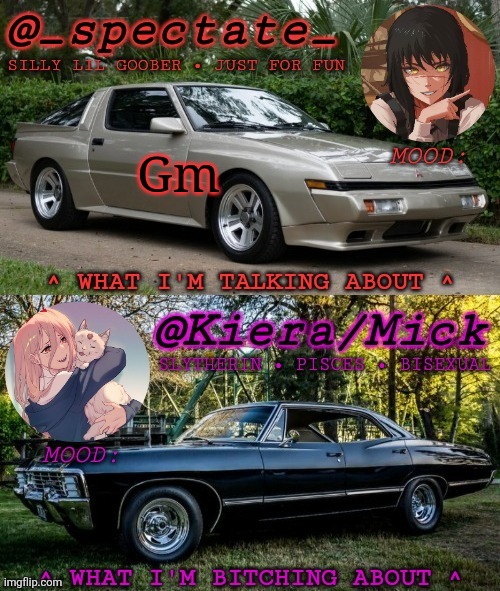 KM Spectate Shared Temp | Gm | image tagged in km spectate shared temp | made w/ Imgflip meme maker