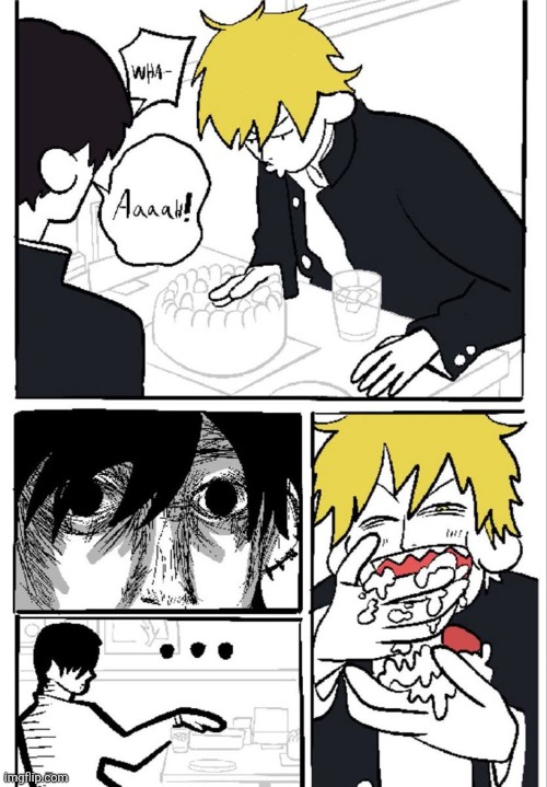 image tagged in chainsaw man | made w/ Imgflip meme maker