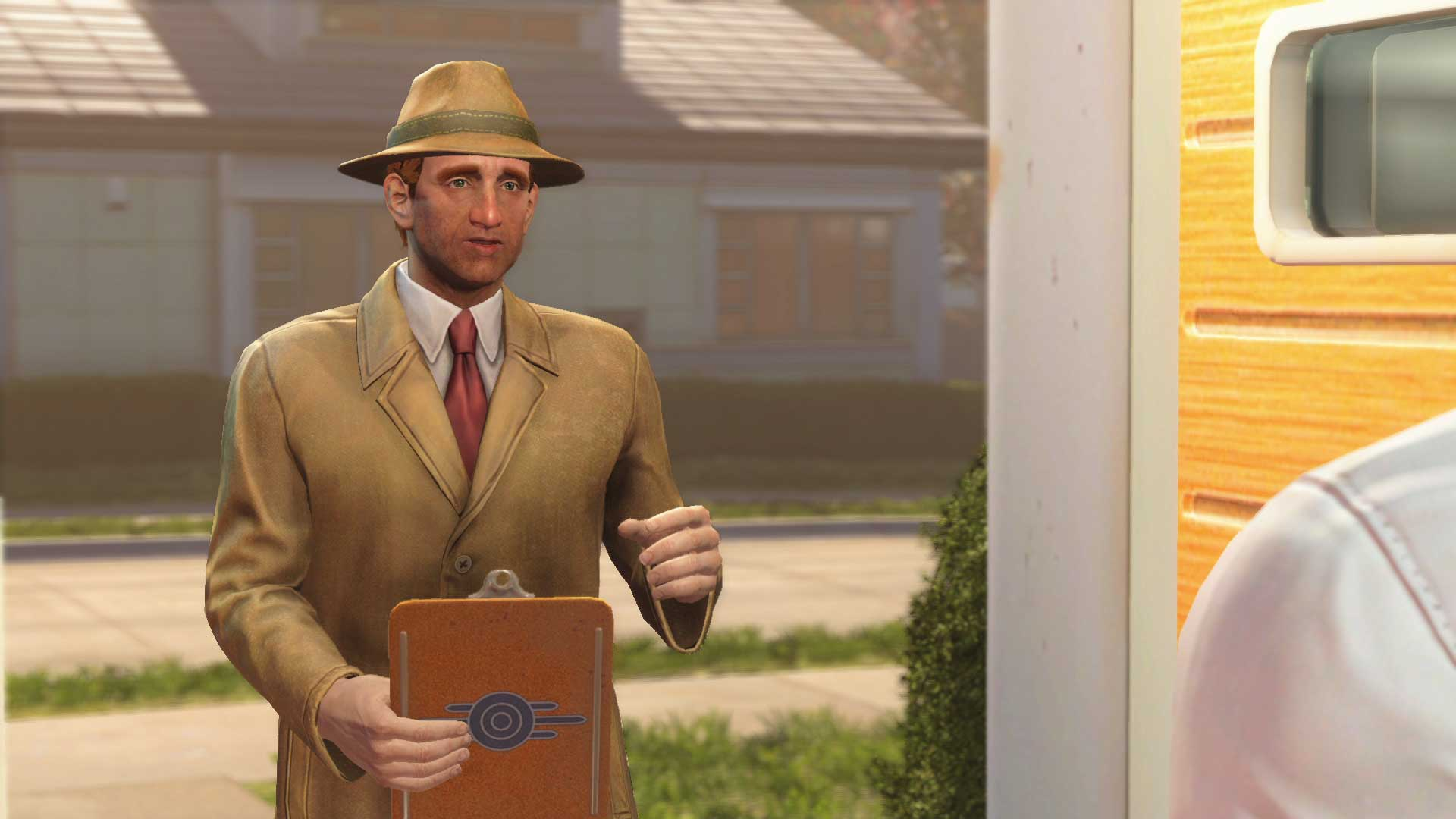 Vault-Tec Salesman Blank Meme Template