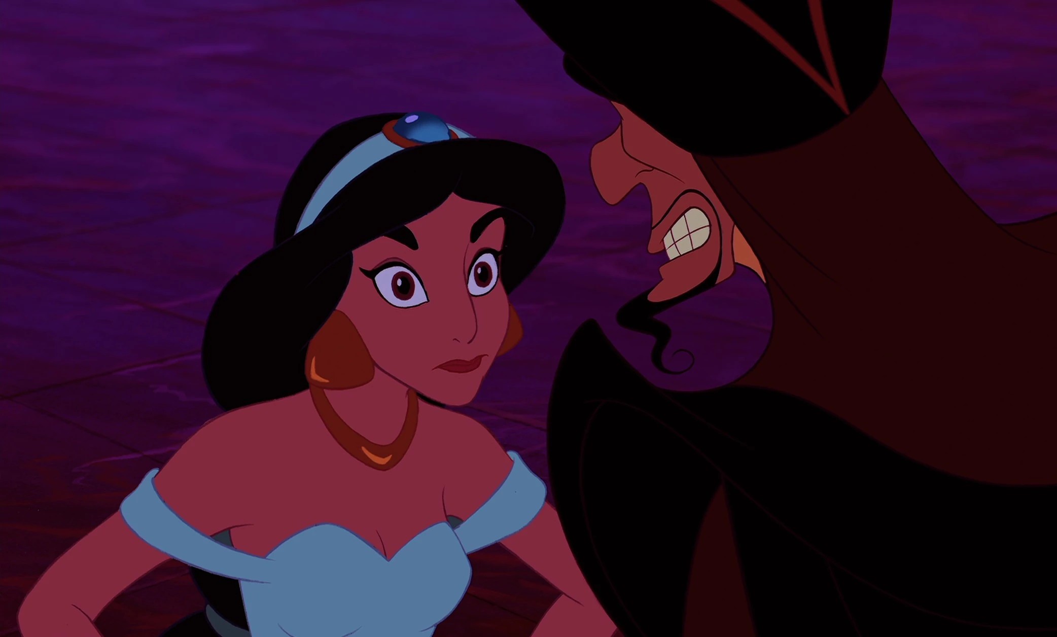 Princess and Jafar Blank Meme Template