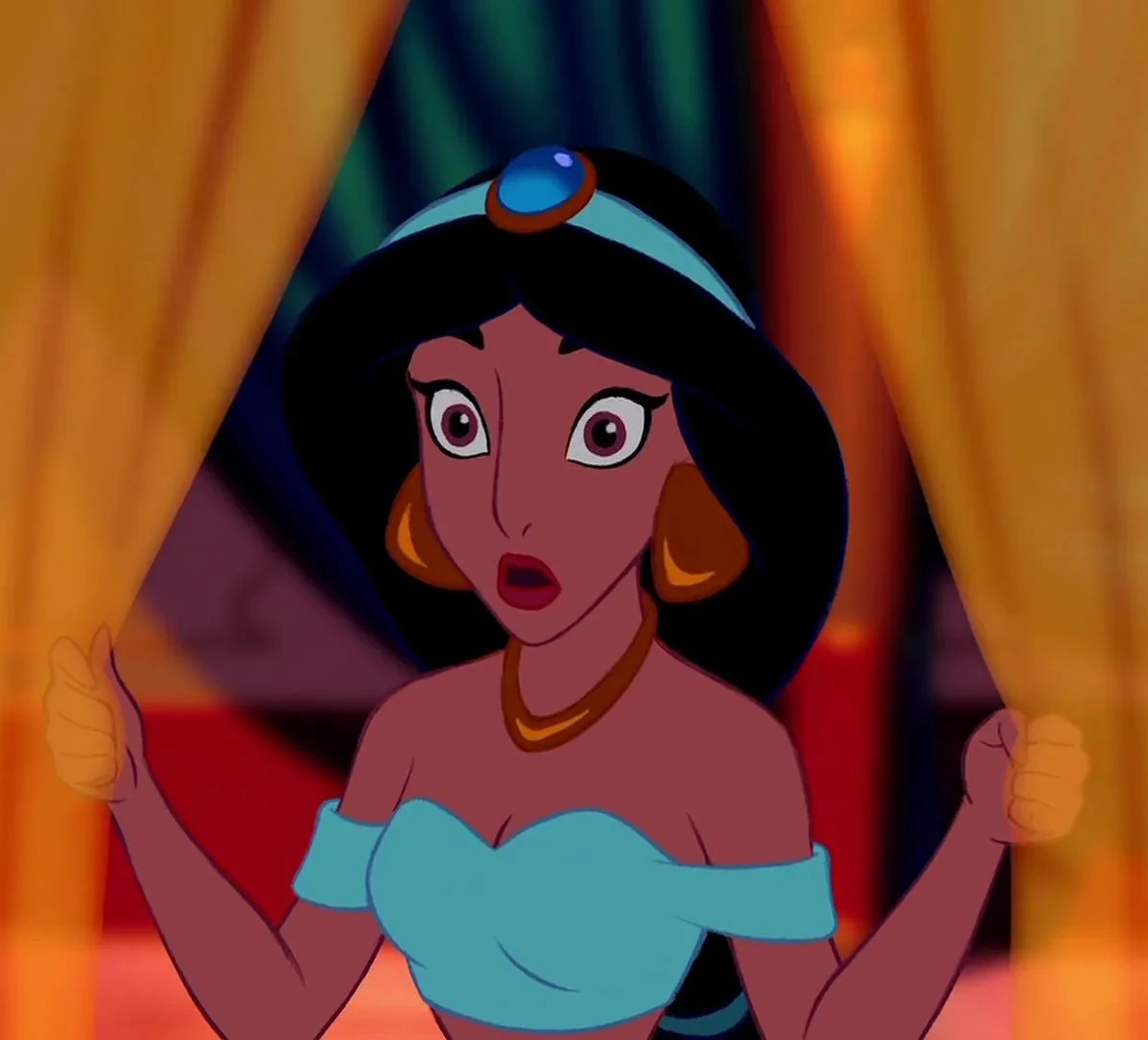 Princess Jasmine Blank Meme Template