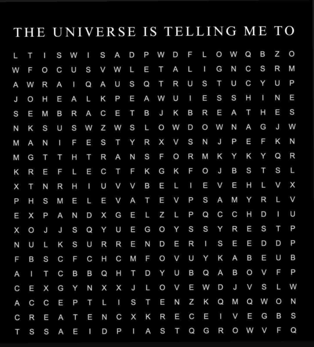 Universe is telling me Blank Meme Template