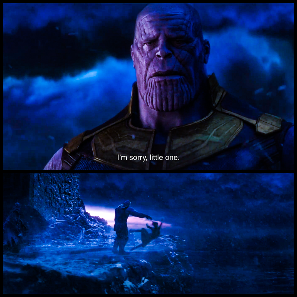 Thanos I'm sorry little one (full) Blank Meme Template