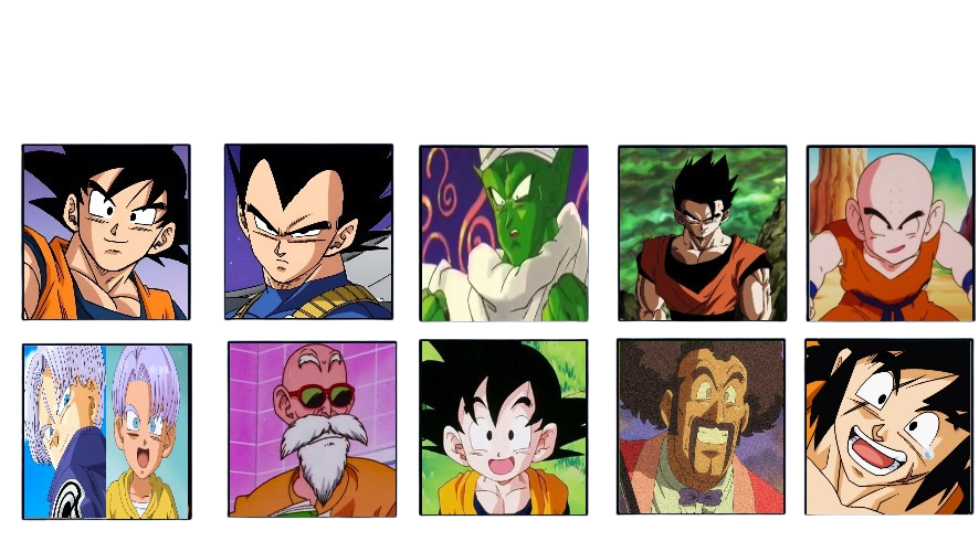 dragon ball men Blank Meme Template