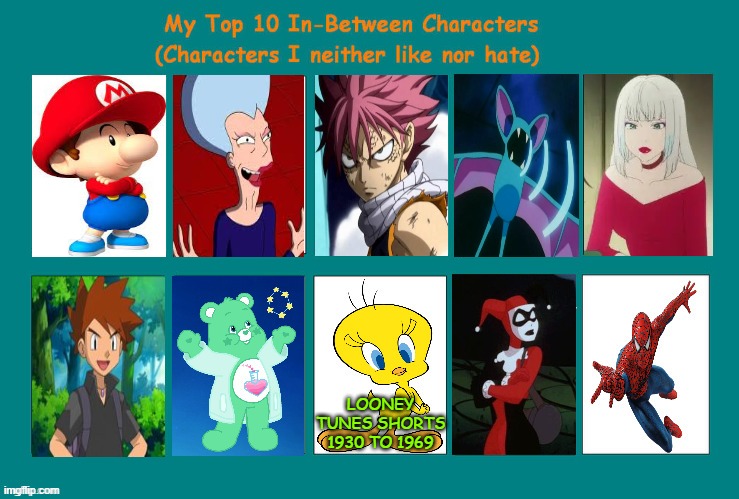 10 in-between Blank Meme Template