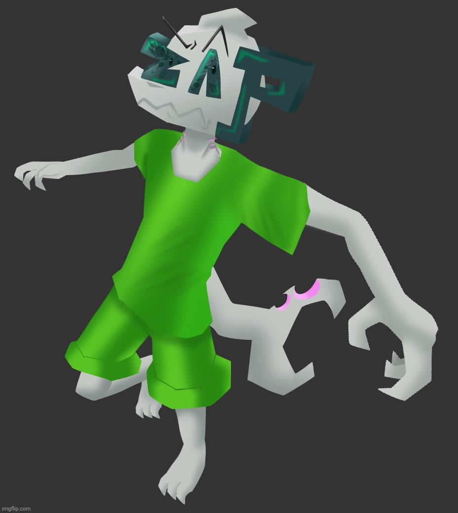 Here's just the image of zap from last night's art | made w/ Imgflip meme maker