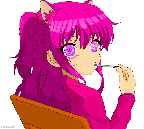 Remember that Drawing post? yeah this is my OC recreate ver of it (btw her name is Interstellar) | image tagged in interstellar,bruh,ultimateverse,drawing,oc | made w/ Imgflip meme maker