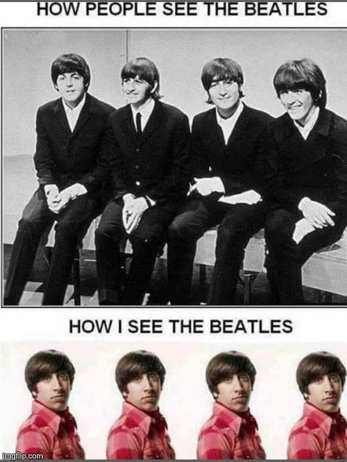 (Not really) | image tagged in memes,the beatles,funny,the big bang theory | made w/ Imgflip meme maker