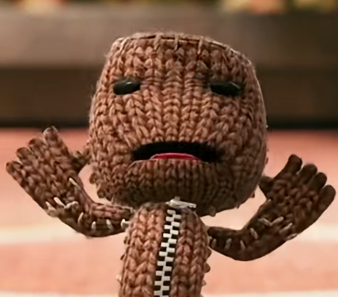 Absolute Cinema (sackboy version) Blank Meme Template