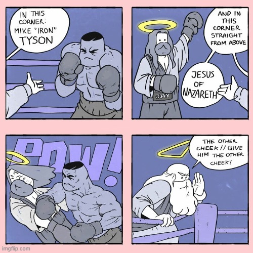 The Other Cheek | image tagged in comics | made w/ Imgflip meme maker
