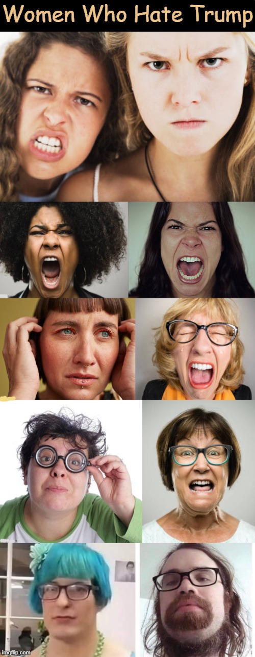 Feminist Fatigue? | Women Who Hate Trump | image tagged in donald trump,women,tds,feminists,the look,political humor | made w/ Imgflip meme maker