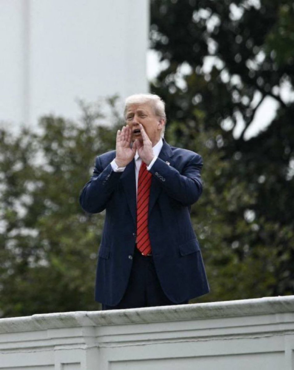 Trump calling out Blank Meme Template