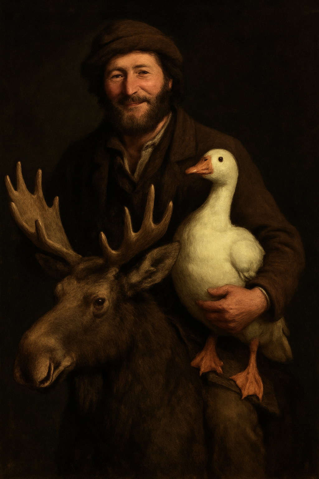 People Person, Geese Goose, Moose Moose Blank Meme Template